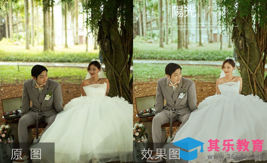 PS-森系阳光婚纱人像精修[虎课网手机摄影入门视频教程][MP4产品摄影教程全集 ]-第1张图片-我要自学网