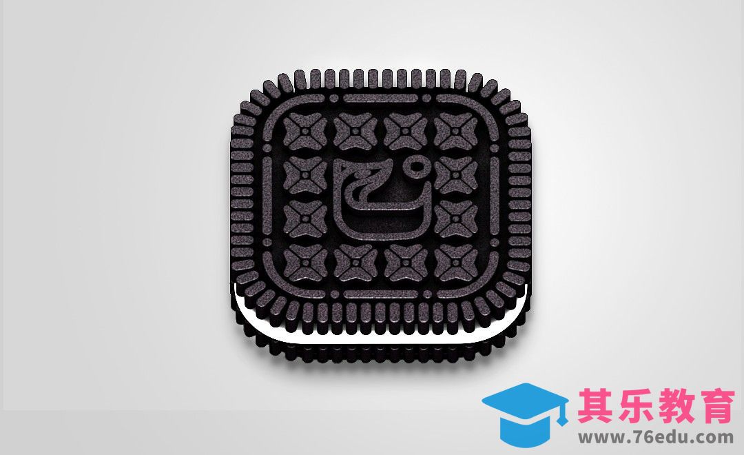 C4D-奥利奥饼干图标[虎课网C4D设计视频教程][产品数码建模MP4教程全集 ]-第1张图片-我要自学网