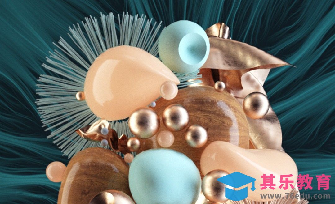 C4D+OC-玉石布料静物建模渲染教程[虎课网C4D设计视频教程][产品数码建模MP4教程全集 ]-第1张图片-我要自学网