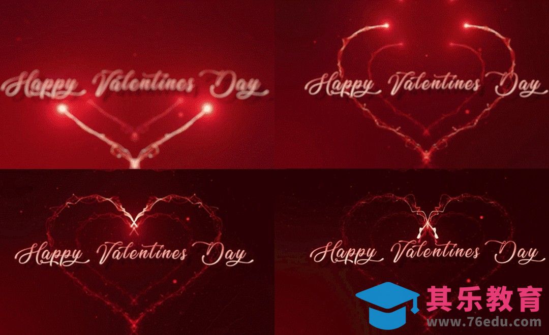 AE-婚庆主题爱心粒子动效[虎课网最新视频教程][免费高清MP4教程全集 ]-第1张图片-我要自学网