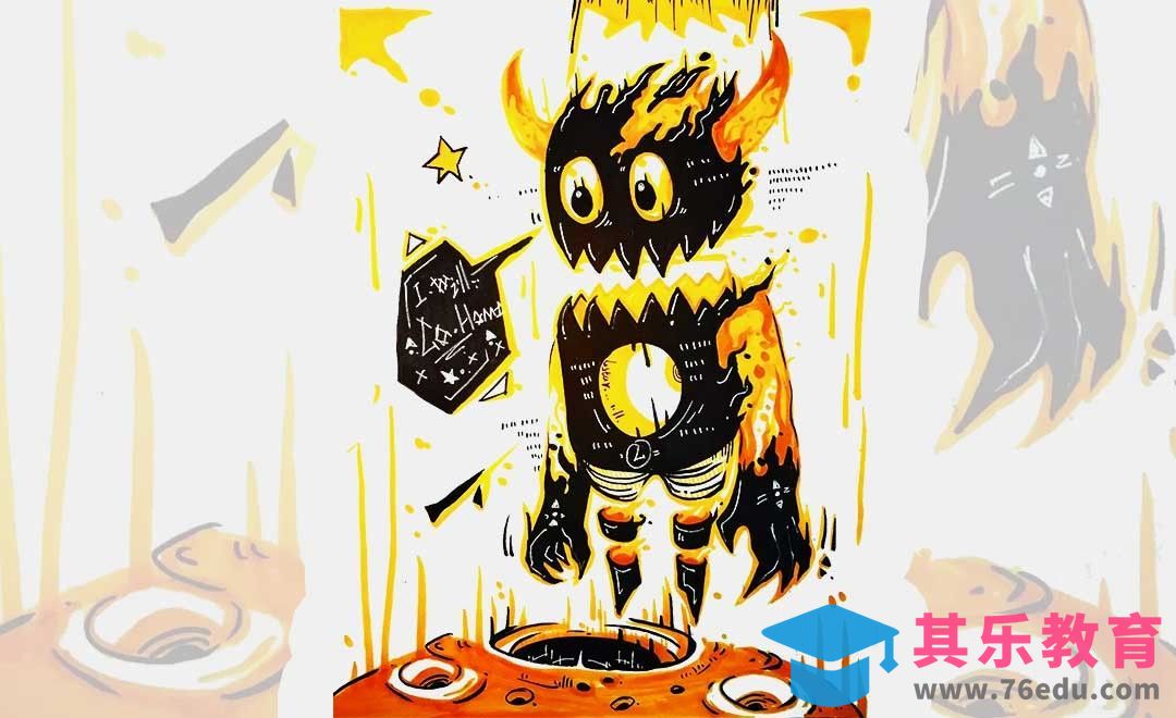 马克笔手绘涂鸦-I WILL COME HOME[虎课网绘画插画视频教程][ipad商业插画MP4教程全集 ]-第1张图片-我要自学网