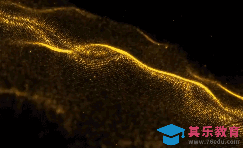 AE-金色粒子舞动背景视频[虎课网影视动画制作视频教程][MP4影视拍摄教程全集 ]-第1张图片-我要自学网