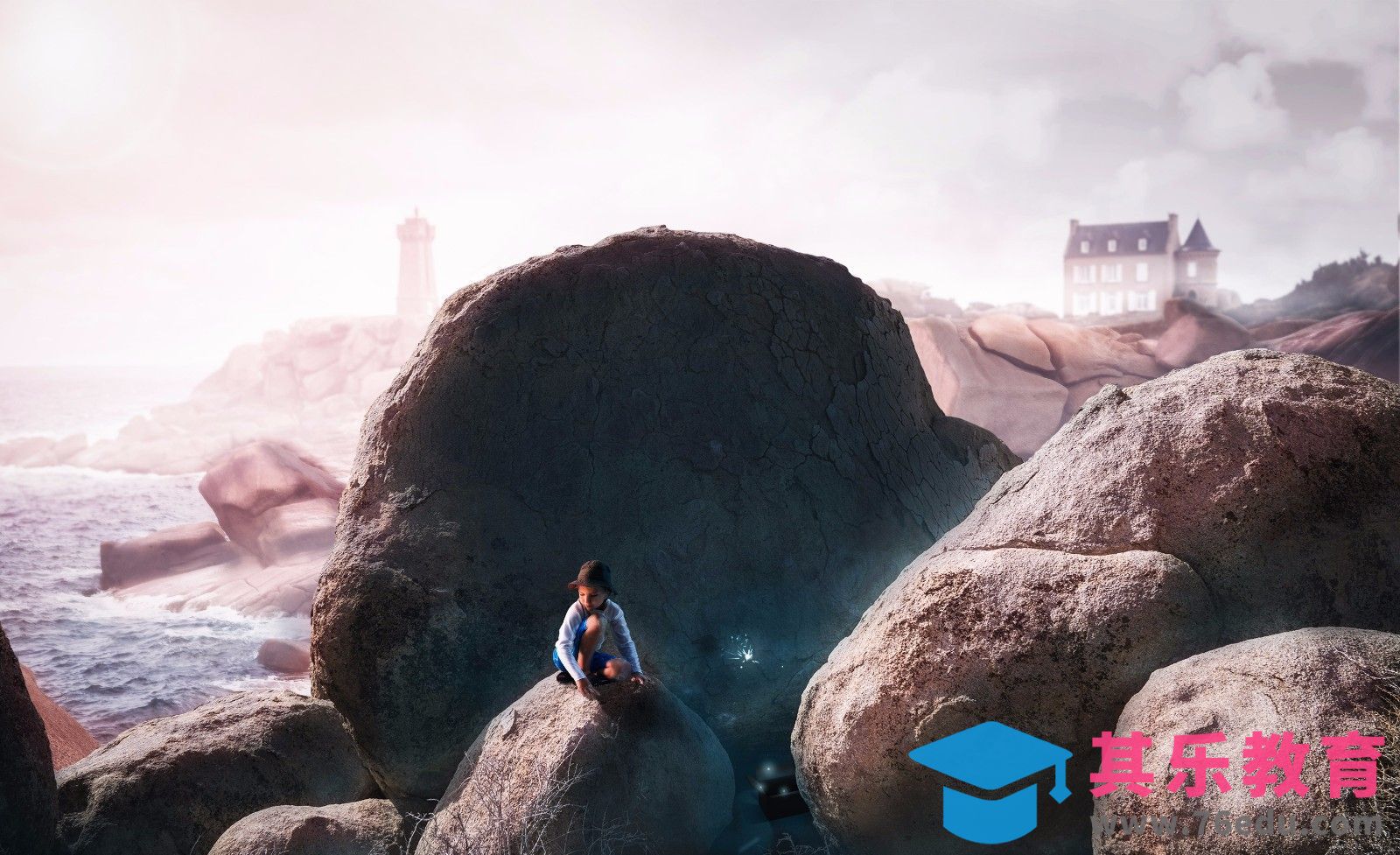 PS-冷暖光的如何做到自然合成[平面设计视频教程][海报设计MP4高清全集 ]-第1张图片-我要自学网