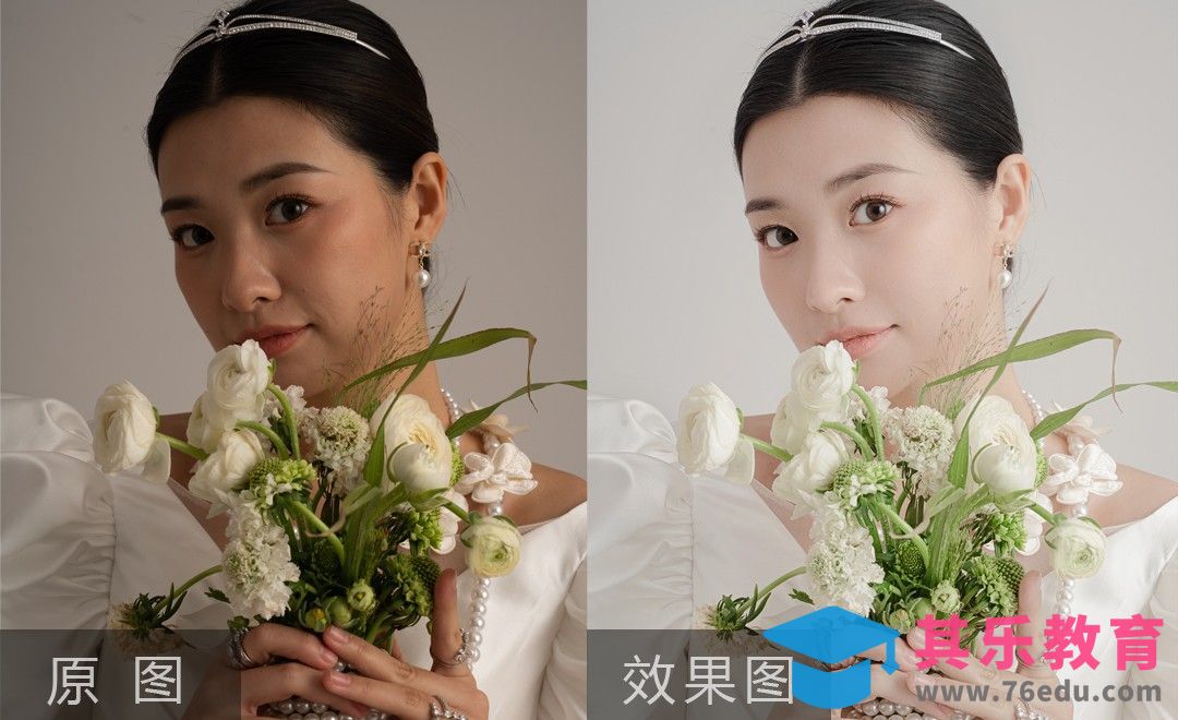 PS-婚纱肖像奶白肤色详解[虎课网手机摄影入门视频教程][MP4产品摄影教程全集 ]-第1张图片-我要自学网