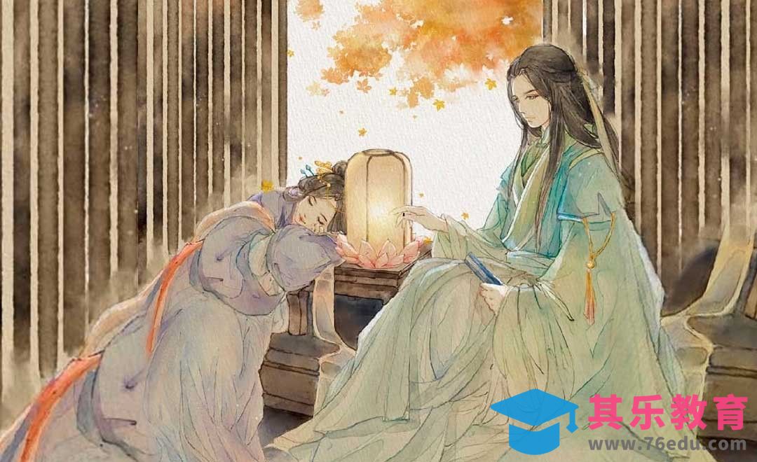 PS-板绘-盼君-拟水彩古风同人插画[虎课网绘画插画视频教程][ipad商业插画MP4教程全集 ]-第1张图片-我要自学网