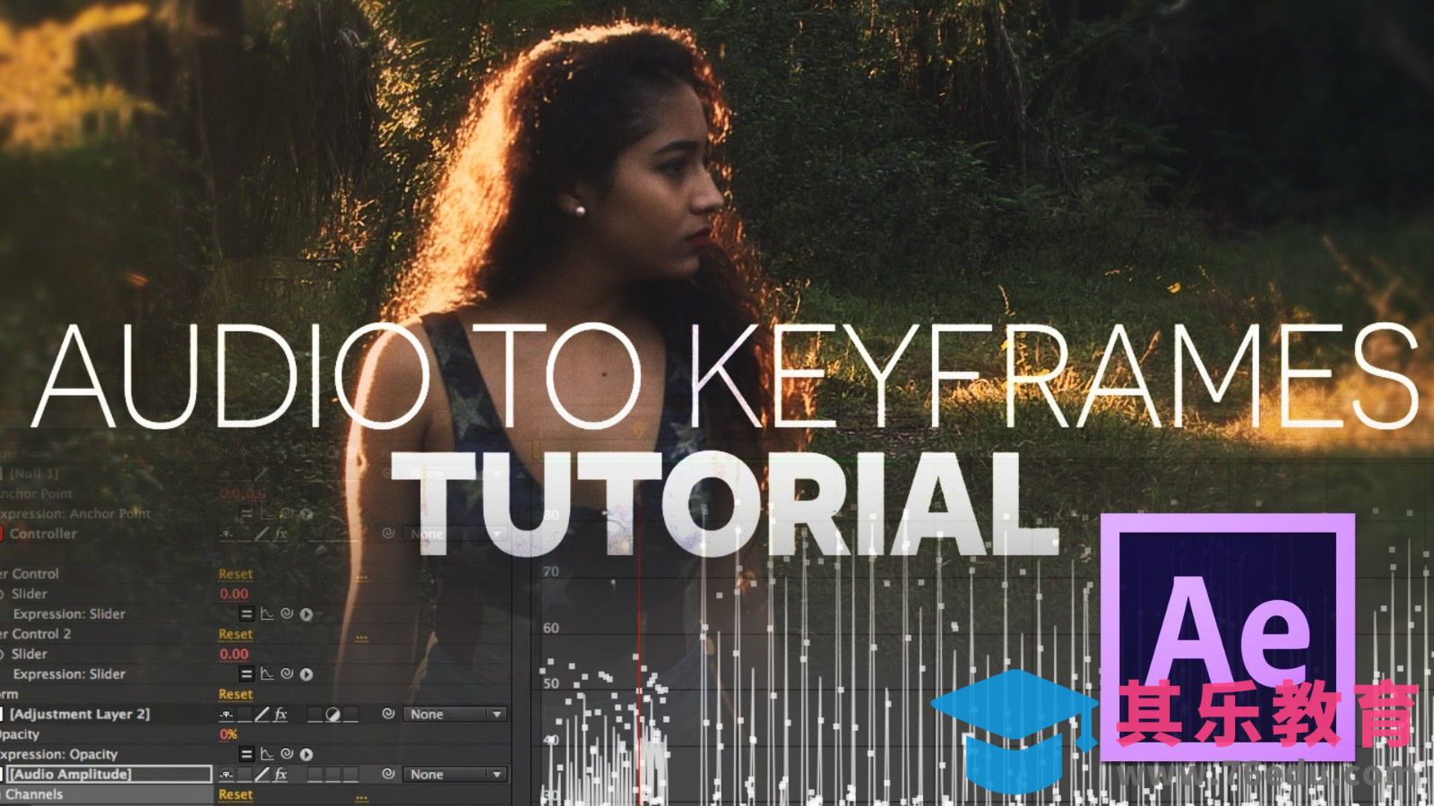 AE-如何添加音频关键帧使音画同步[虎课网最新视频教程][免费高清MP4教程全集 ]-第1张图片-我要自学网