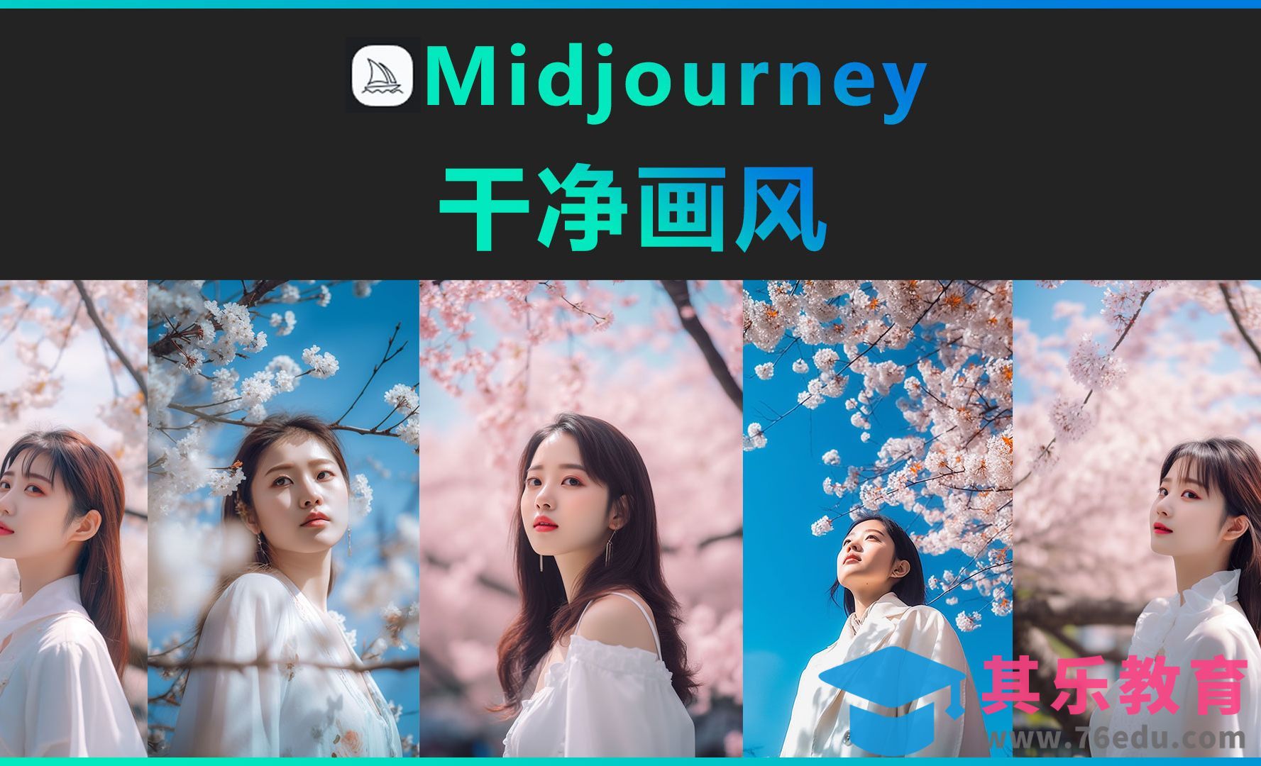 Midjourney-干净画风[虎课网AICG人工智能视频教程][MP4高清全集 ]-第1张图片-我要自学网