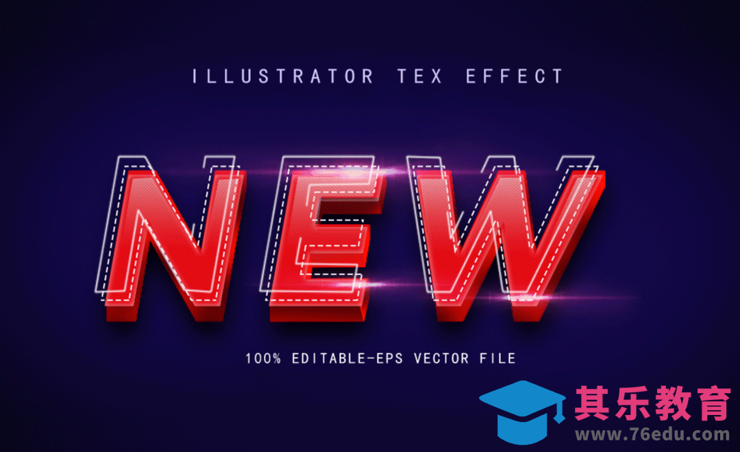 PS-制作立体字效果[虎课网平面设计视频教程][字体设计教程MP4高清全集 ]-第1张图片-我要自学网
