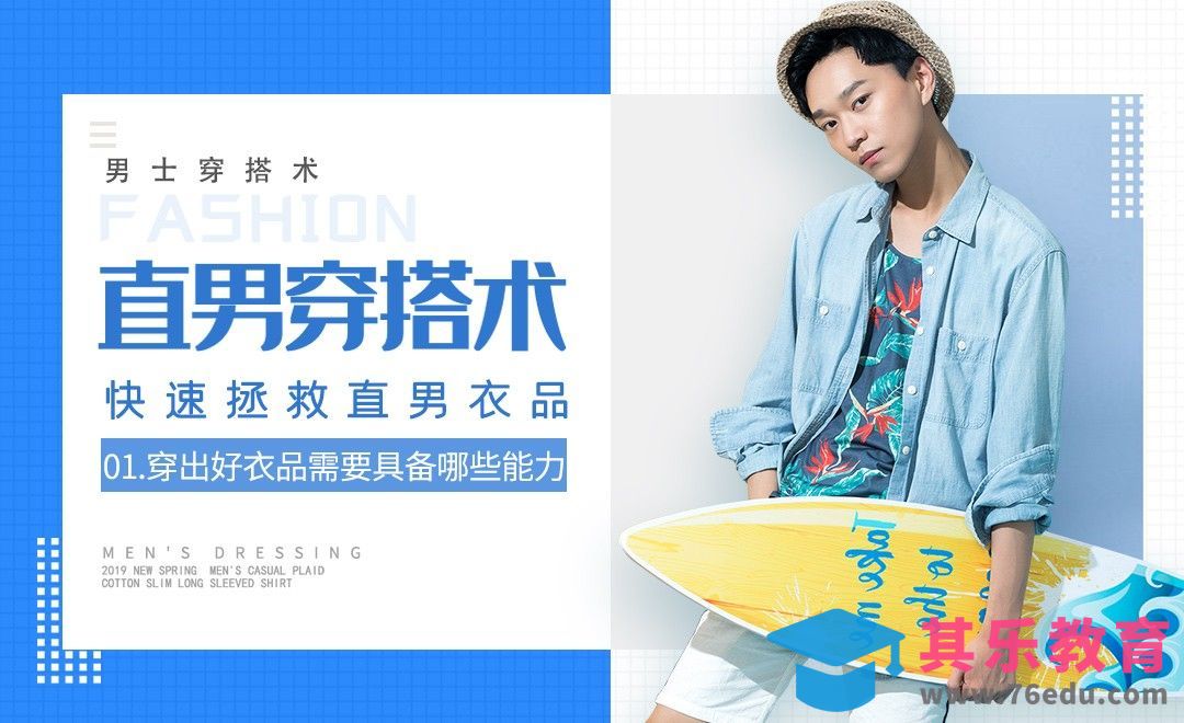 【先了解自己】穿出好衣品需要具备哪些能力-男士穿搭术[虎课网办公职场视频教程][办公职场教程全集MP4 ]-第1张图片-我要自学网