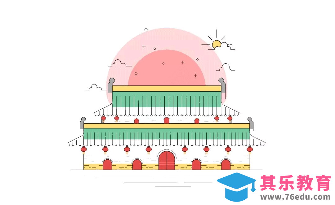 AI-教你绘制线性古建筑插画[虎课网绘画插画视频教程][ipad商业插画MP4教程全集 ]-第1张图片-我要自学网