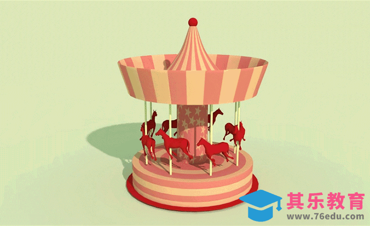 C4D-旋转木马建模与动效[虎课网C4D设计视频教程][产品数码建模MP4教程全集 ]-第1张图片-我要自学网