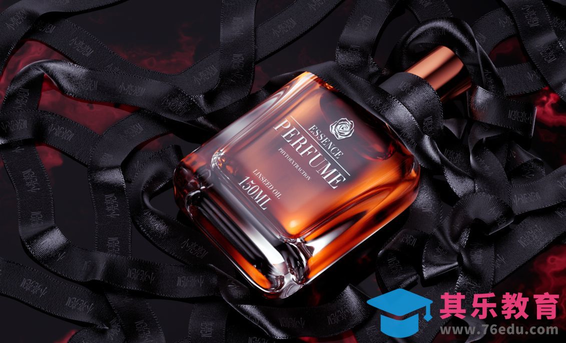 C4D+OC-化妆品丝带场景渲染[虎课网C4D设计视频教程][产品数码建模MP4教程全集 ]-第1张图片-我要自学网