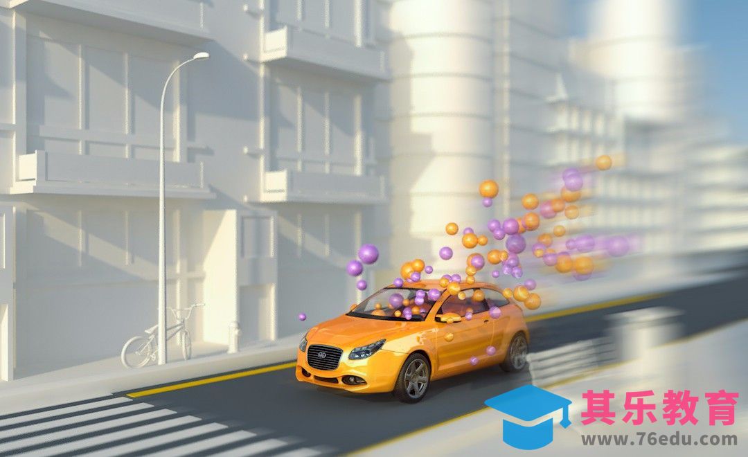 C4D-汽车场景制作 灵活运用预置模型[虎课网C4D设计视频教程][产品数码建模MP4教程全集 ]-第1张图片-我要自学网