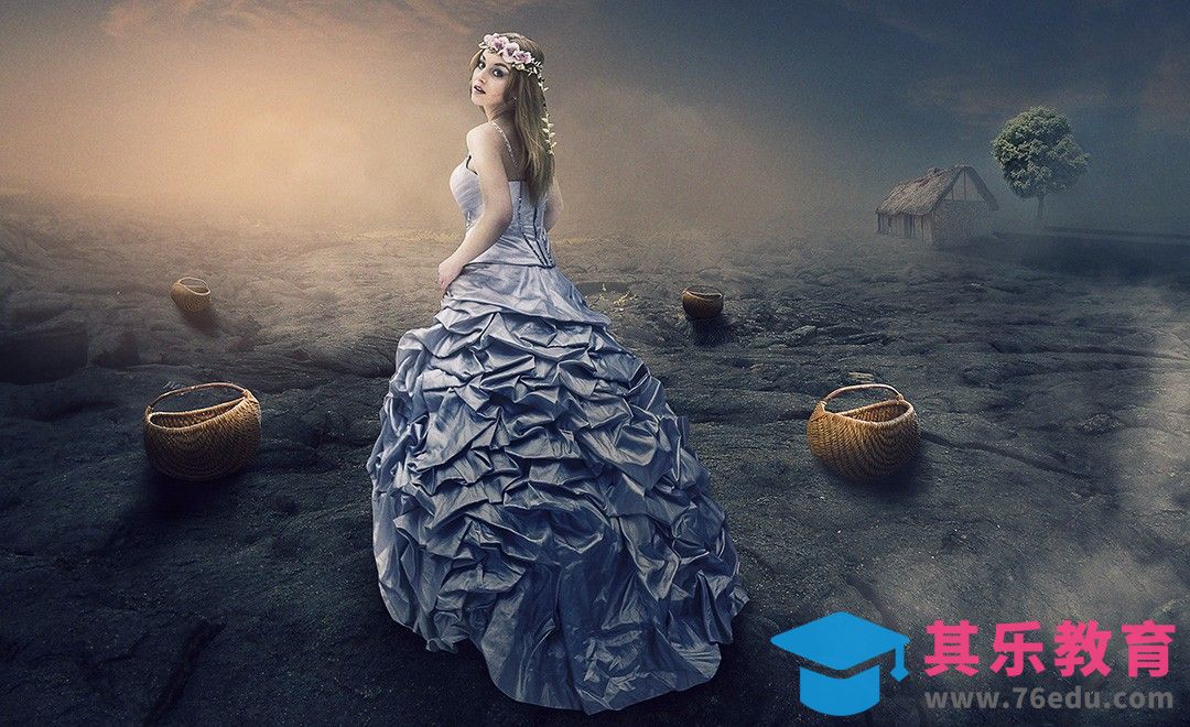 PS-梦境公主·奇幻暗黑[平面设计视频教程][海报设计MP4高清全集 ]-第1张图片-我要自学网