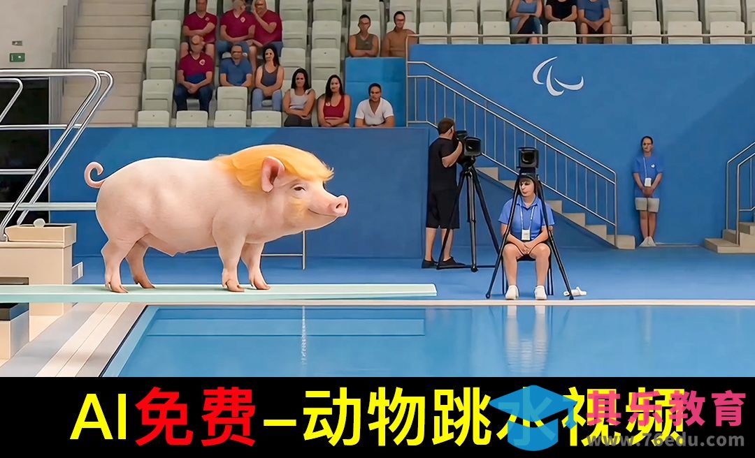 AI-免费制作动动跳水视频[虎课网AICG人工智能视频教程][MP4高清全集 ]-第1张图片-我要自学网