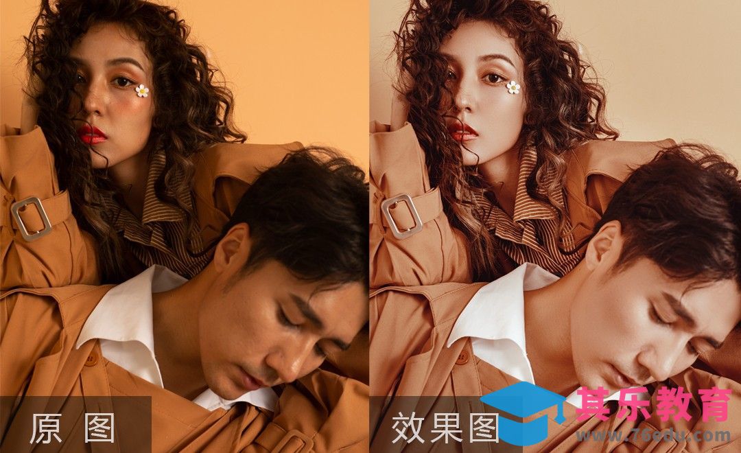 PS-情侣人像同色系色彩分离[虎课网手机摄影入门视频教程][MP4产品摄影教程全集 ]-第1张图片-我要自学网