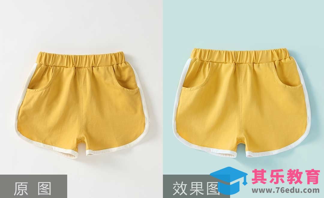 PS-童装短裤-电商服装精修[虎课网电商产品精修视频教程][最新PS修图教程全集MP4 ]-第1张图片-我要自学网