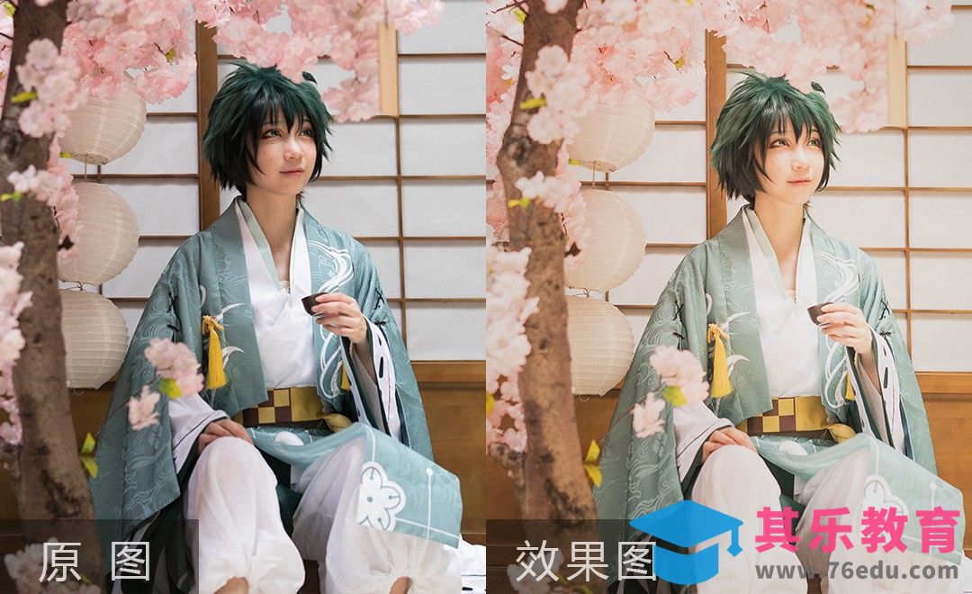 PS-日系cosplay室内人像后期修图[虎课网手机摄影入门视频教程][MP4产品摄影教程全集 ]-第1张图片-我要自学网