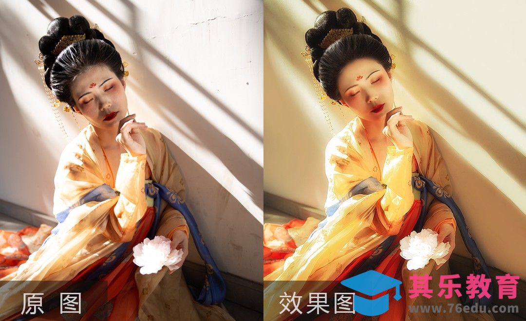 PS-唐风暖光层次感人像精修[虎课网手机摄影入门视频教程][MP4产品摄影教程全集 ]-第1张图片-我要自学网