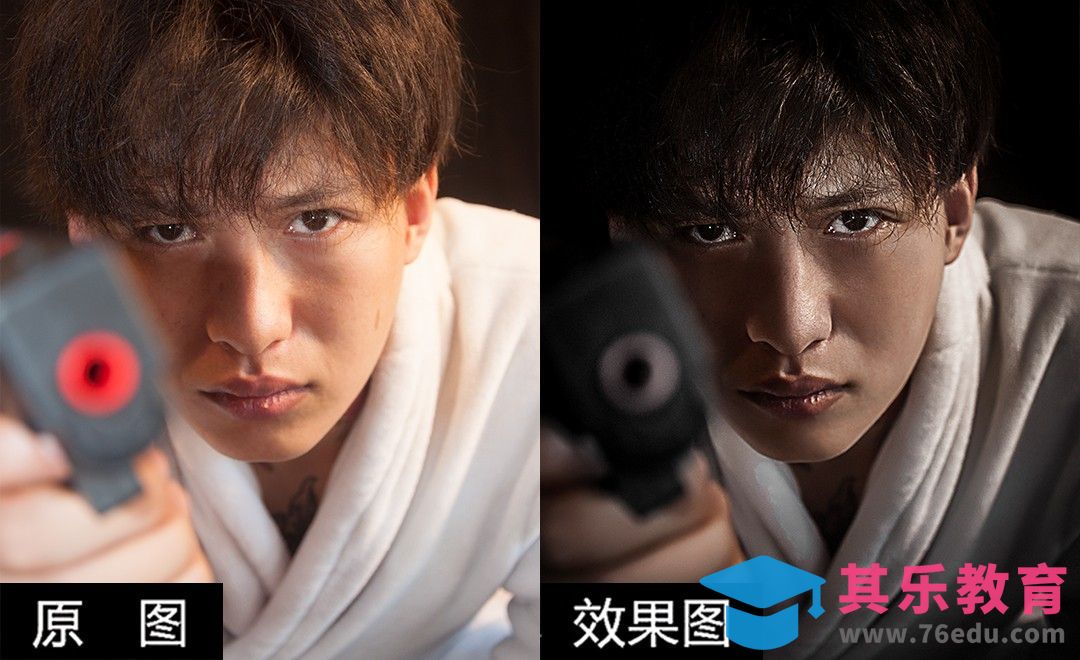 PS-悍匪风格磨皮与调色教程[虎课网手机摄影入门视频教程][MP4产品摄影教程全集 ]-第1张图片-我要自学网