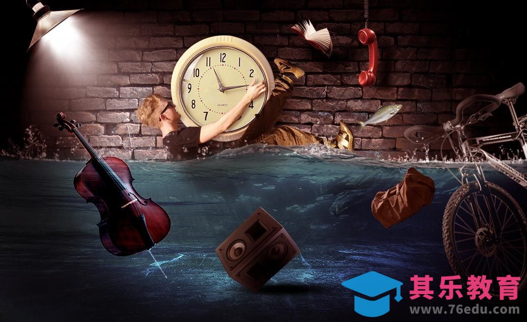 PS-玩乐青春-超现实创意合成[平面设计视频教程][海报设计MP4高清全集 ]-第1张图片-我要自学网