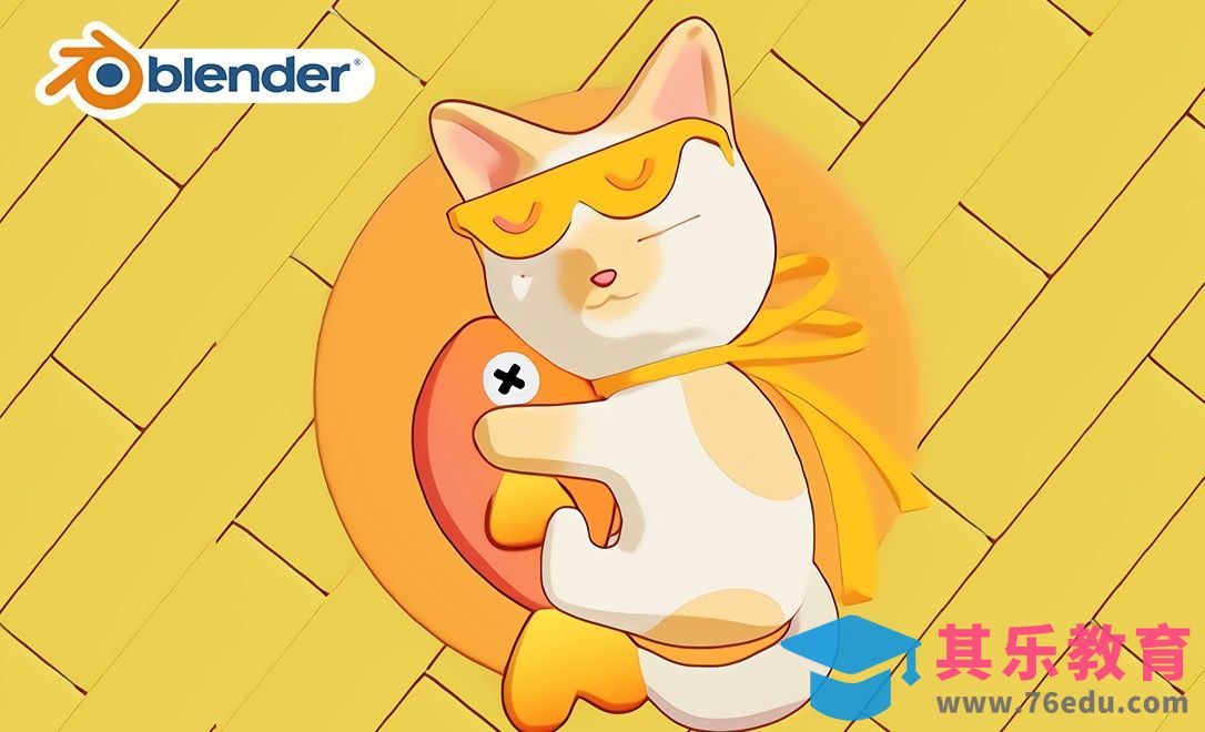 Blender-猫咪材质展UV[虎课网Blender视频教程][Blender建模教程MP4教程全集 ]-第1张图片-我要自学网