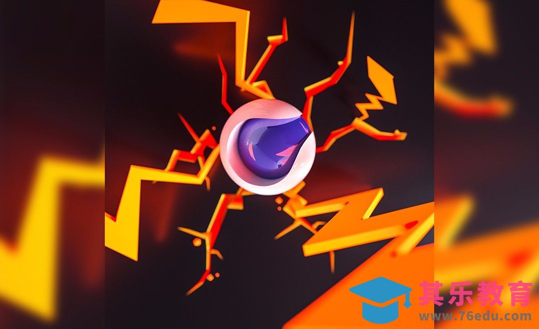 C4D-闪电特效立体海报[虎课网C4D设计视频教程][产品数码建模MP4教程全集 ]-第1张图片-我要自学网