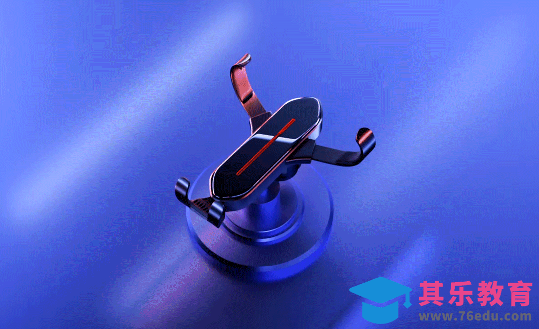 C4D+OC-手机支架产品动画建模[虎课网C4D设计视频教程][产品数码建模MP4教程全集 ]-第1张图片-我要自学网