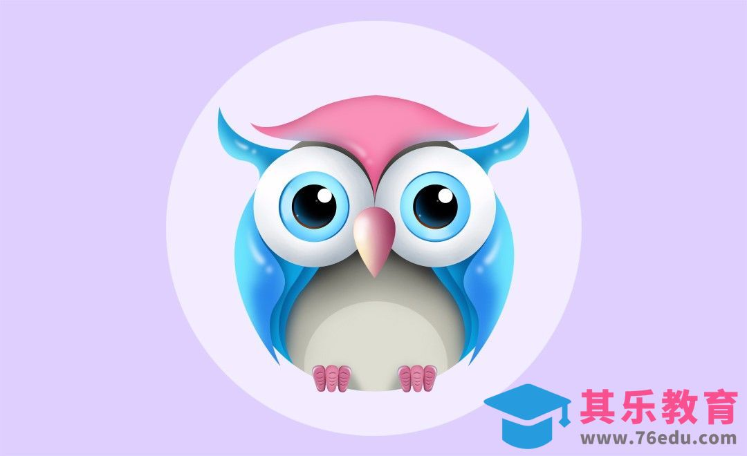 PS鼠绘-猫头鹰[虎课网绘画插画视频教程][ipad商业插画MP4教程全集 ]-第1张图片-我要自学网