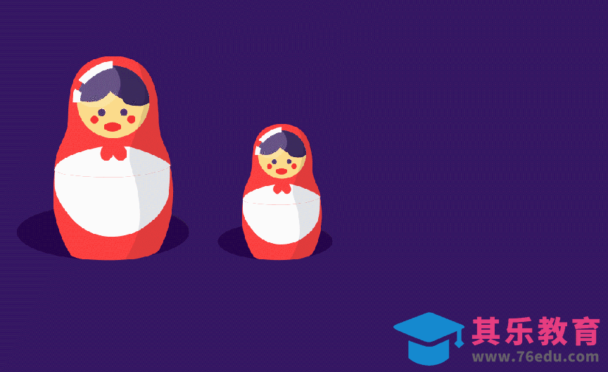 AE-趣味动画-俄罗斯套娃[虎课网影视动画制作视频教程][MP4影视拍摄教程全集 ]-第1张图片-我要自学网