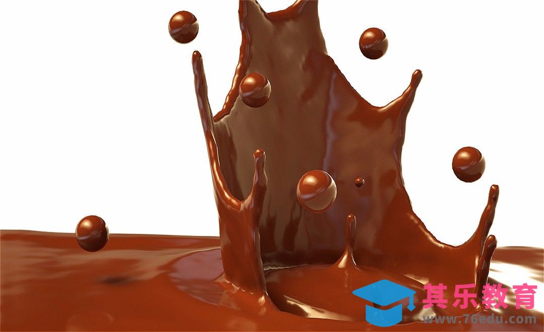 C4D+Realflow-利用Realflow实现巧克力广告海报[虎课网C4D设计视频教程][产品数码建模MP4教程全集 ]-第1张图片-我要自学网