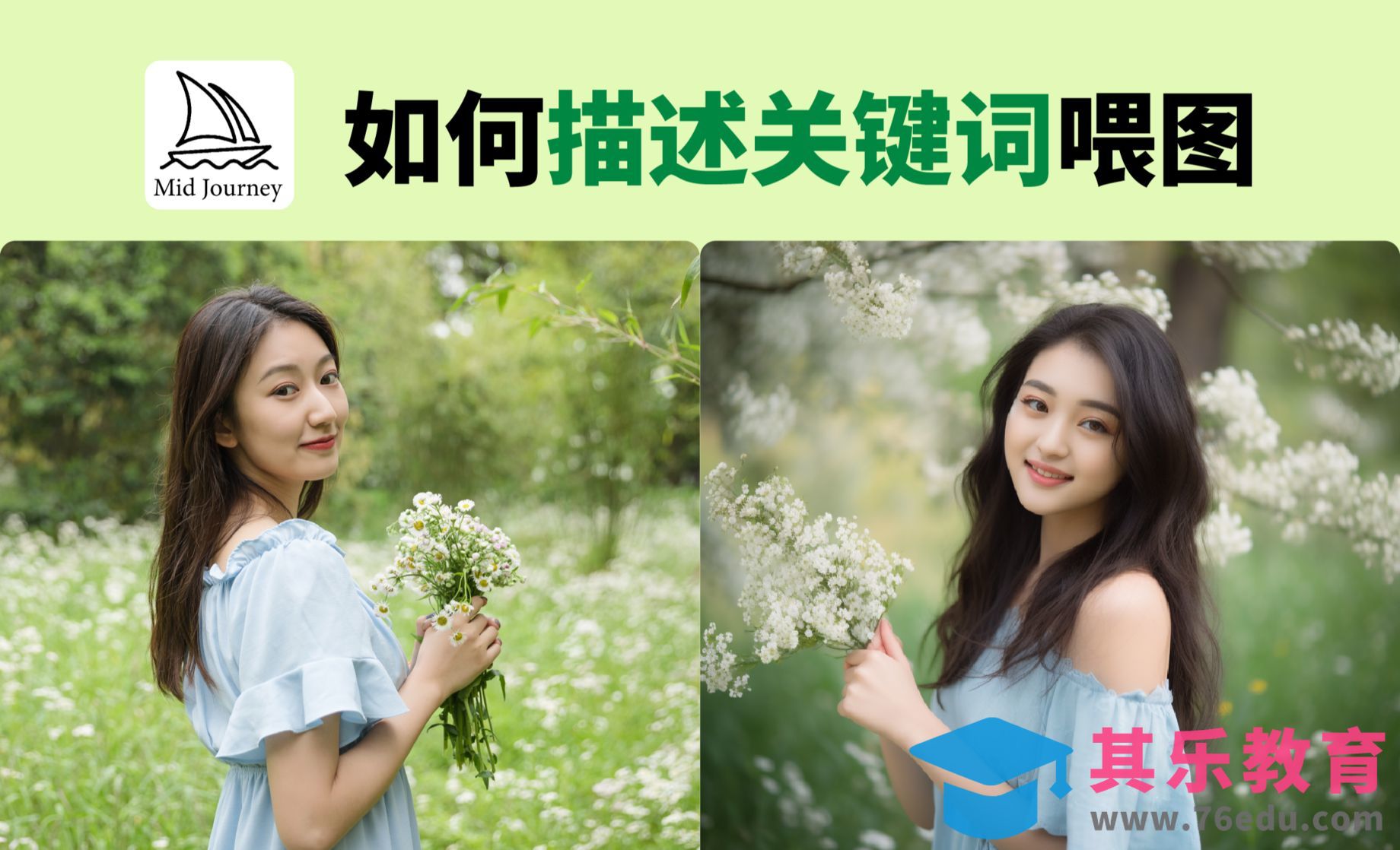 Midjourney-如何描述关键词喂图（以图生图）[虎课网AICG人工智能视频教程][MP4高清全集 ]-第1张图片-我要自学网