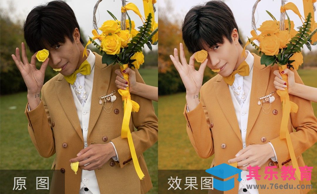 PS-户外暖色调男士人像精修[虎课网手机摄影入门视频教程][MP4产品摄影教程全集 ]-第1张图片-我要自学网