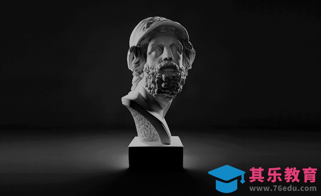 C4D-背光石膏像[虎课网C4D设计视频教程][产品数码建模MP4教程全集 ]-第1张图片-我要自学网