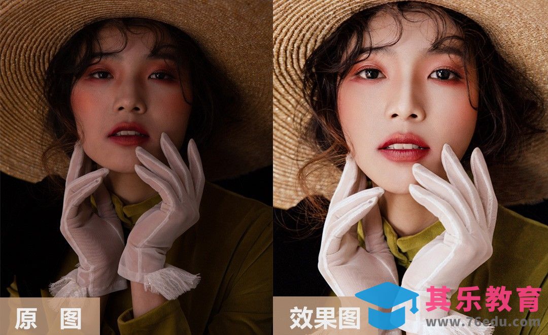 PS-暗调人像修图调色教程[虎课网手机摄影入门视频教程][MP4产品摄影教程全集 ]-第1张图片-我要自学网