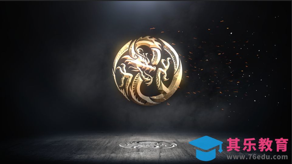 AE-金属质感火花粒子片头[虎课网影视动画制作视频教程][MP4影视拍摄教程全集 ]-第1张图片-我要自学网