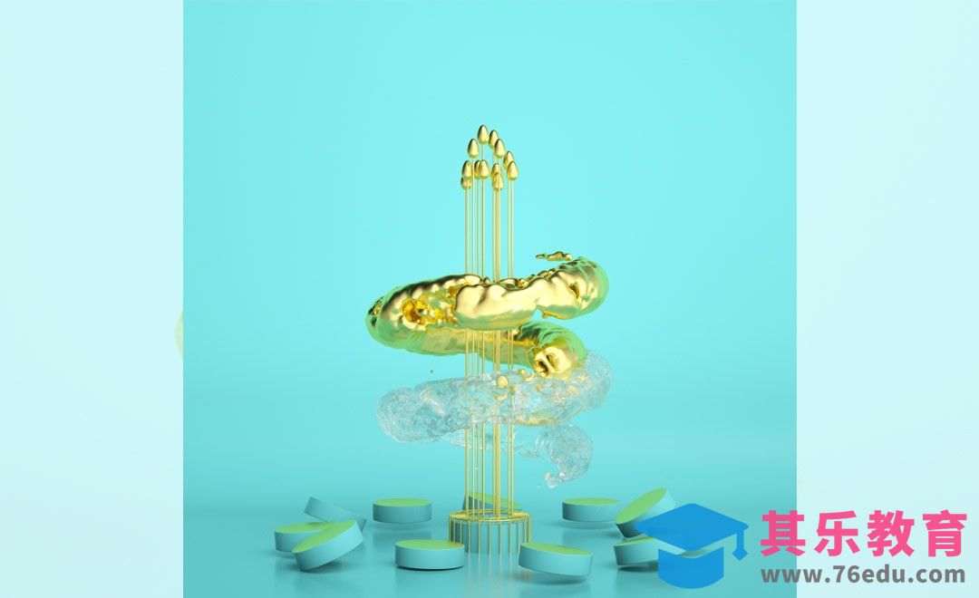 C4D-水环绕教程[虎课网C4D设计视频教程][产品数码建模MP4教程全集 ]-第1张图片-我要自学网