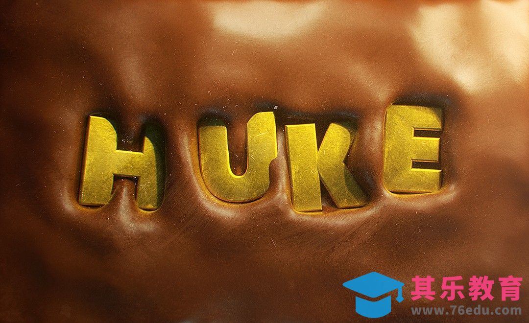 C4D-巧克力包裹金属字建模及渲染[虎课网C4D设计视频教程][产品数码建模MP4教程全集 ]-第1张图片-我要自学网