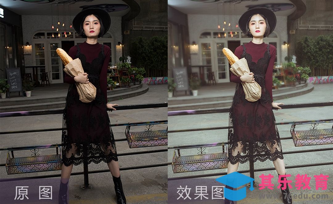 PS-街拍模特淡雅后期处理[虎课网手机摄影入门视频教程][MP4产品摄影教程全集 ]-第1张图片-我要自学网