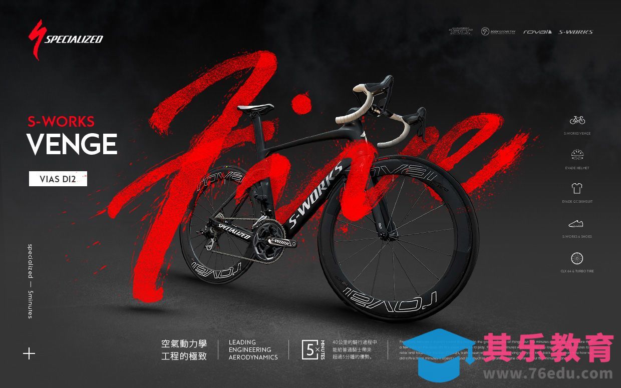 PS-运动自行车排版海报[平面设计视频教程][海报设计MP4高清全集 ]-第1张图片-我要自学网