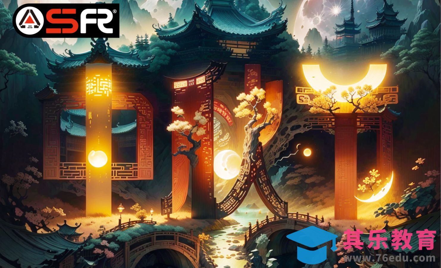 【Stable Diffusion】中秋字体海报 SD实战8[虎课网AICG人工智能视频教程][MP4高清全集 ]-第1张图片-我要自学网