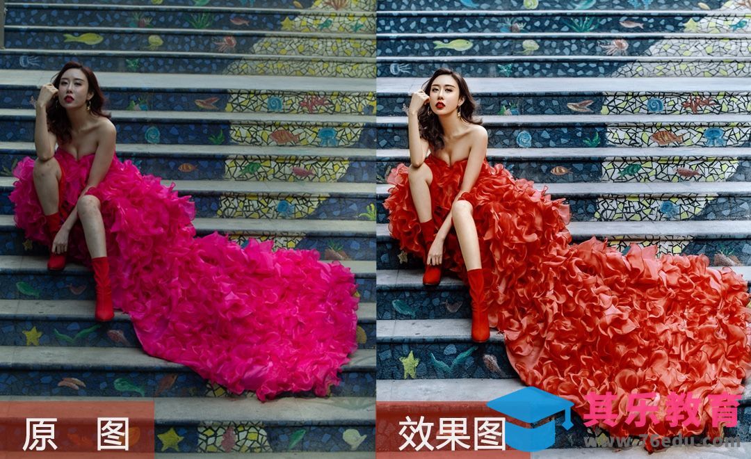 PS-街头婚纱人像分析质感以及色彩层次的理解[虎课网手机摄影入门视频教程][MP4产品摄影教程全集 ]-第1张图片-我要自学网