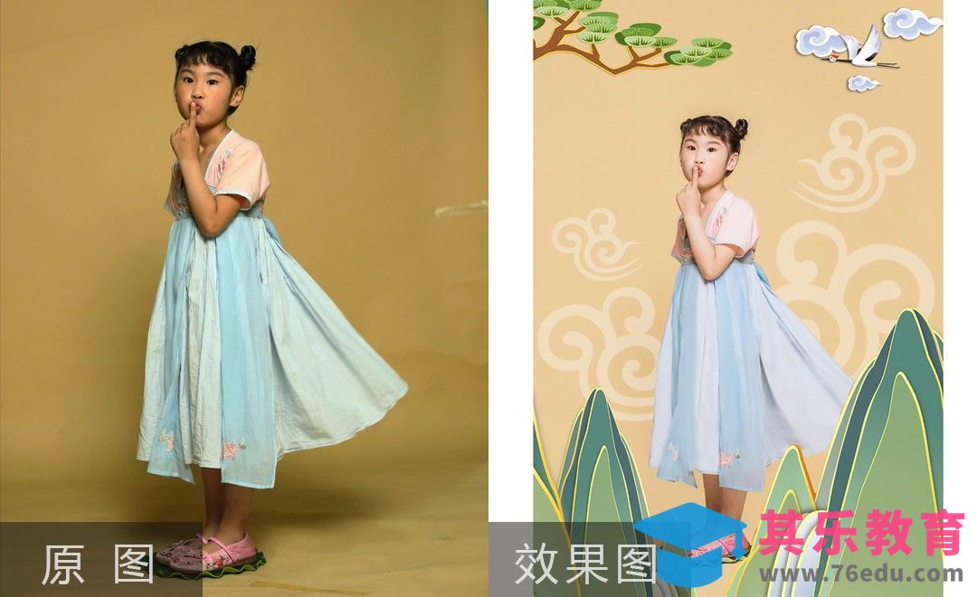 PS-儿童创意棚拍温婉的后期教程[虎课网手机摄影入门视频教程][MP4产品摄影教程全集 ]-第1张图片-我要自学网