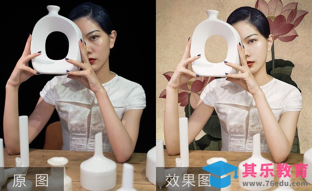 PS-打造艺术感中国风人像[虎课网手机摄影入门视频教程][MP4产品摄影教程全集 ]-第1张图片-我要自学网