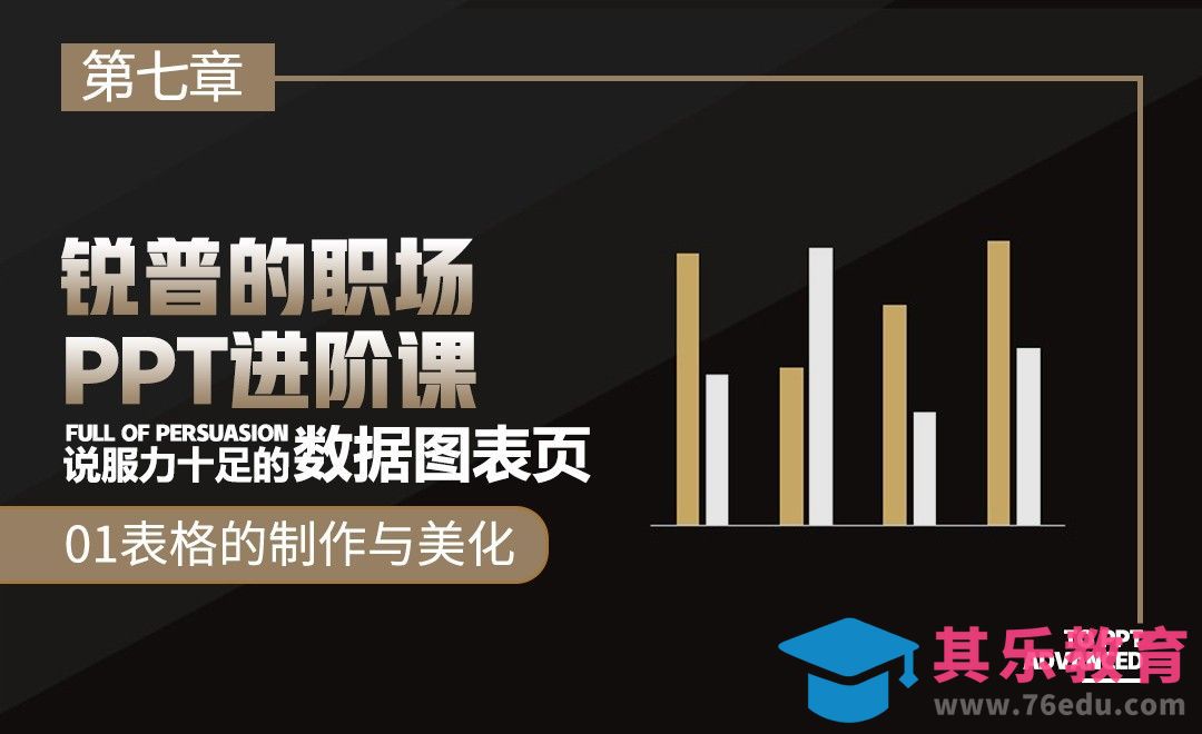 『锐普PPT』数据图表页-表格的制作与美化[虎课网办公职场视频教程][办公职场教程全集MP4 ]-第1张图片-我要自学网