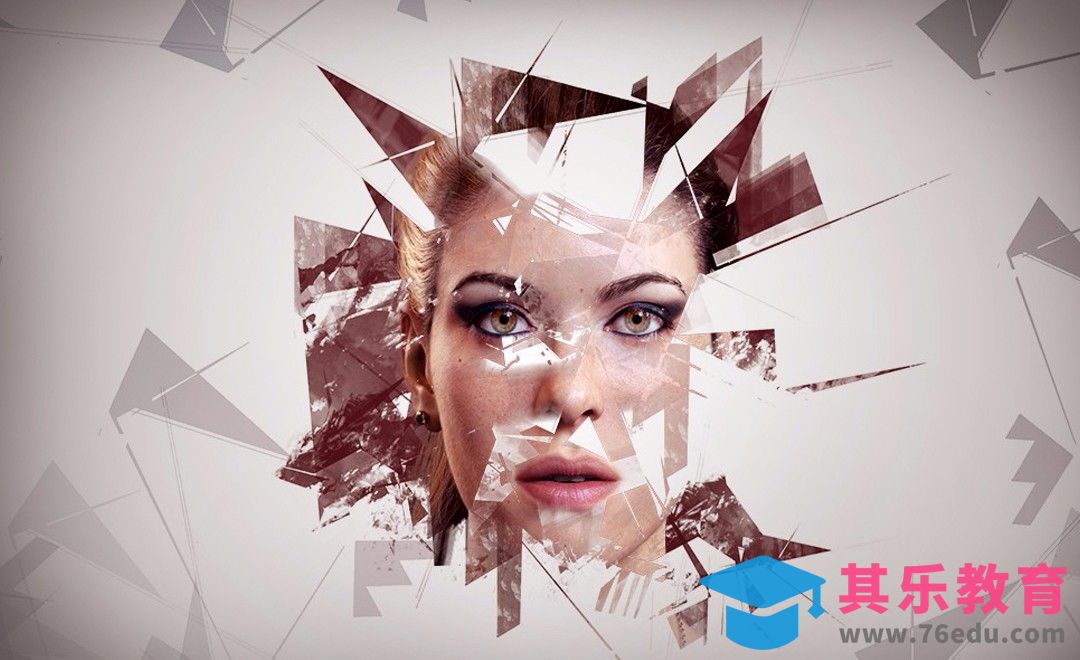PS-破碎人像-碎片化效果合成[平面设计视频教程][海报设计MP4高清全集 ]-第1张图片-我要自学网