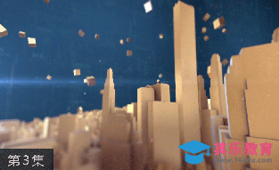 C4D+AE-企业包装片头制作-3-城市镜头[虎课网影视动画制作视频教程][MP4影视拍摄教程全集 ]-第1张图片-我要自学网