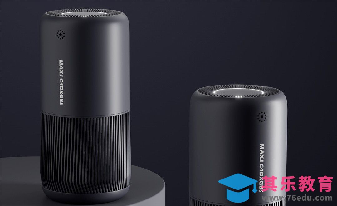 C4D-黑色调音响建模[虎课网C4D设计视频教程][产品数码建模MP4教程全集 ]-第1张图片-我要自学网