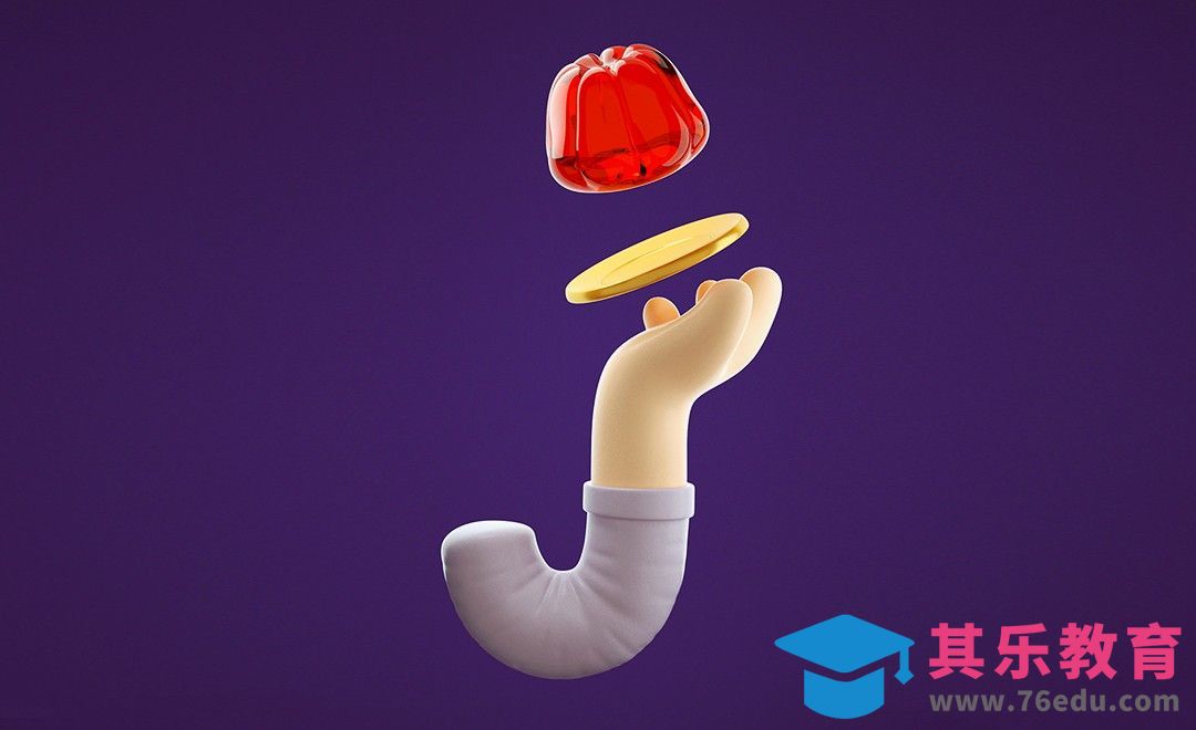 C4D+OC-创意字母J建模与渲染[虎课网C4D设计视频教程][产品数码建模MP4教程全集 ]-第1张图片-我要自学网