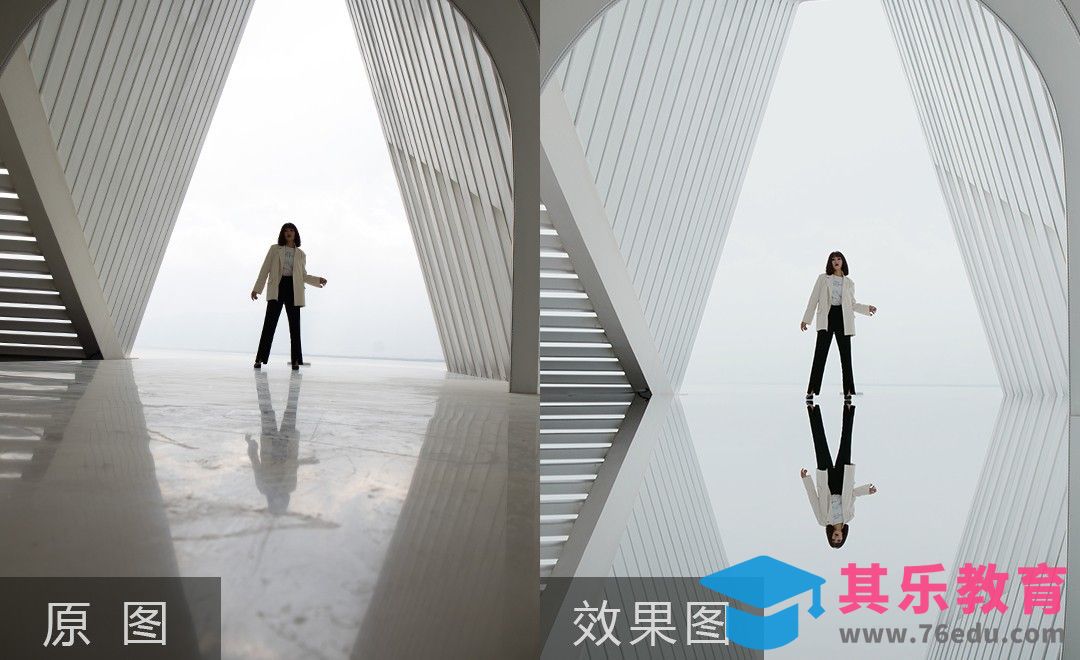 PS-普通照片秒变大片之后期做出地面光洁倒影[虎课网手机摄影入门视频教程][MP4产品摄影教程全集 ]-第1张图片-我要自学网